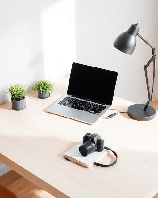 Espacio de trabajo de la creadora